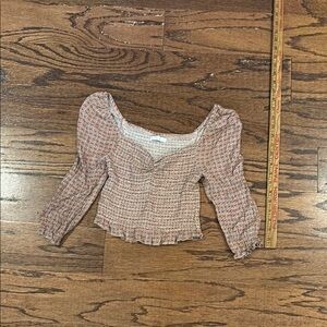 BE COOL Smocked Puff Sleeve Blouse